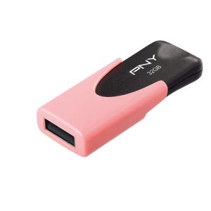 ATTACHE 4 PASTEL - 32GB USB Stick -  USB 2.0 - Coral - Read 25mb/s Write 8mb/s