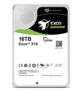 Exos X16 16TB Hard Drive 3.5in SATA 6gb/s 7.2k 512e/4kn 256mb
