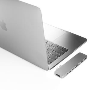 Hyperdrive Pro - 8-in-2 USB-c Hub - Silver
