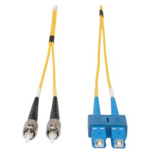 DUPLEX SINGLEMODE 9/125 FIBER PATCH CABLE (SC/ST) 1M (3 FT.)