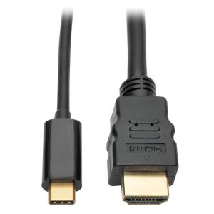 USB C TO HDMI ADAPTER CABLE 3840X2160 (4K X 2K) 30 HZ 3 FT.