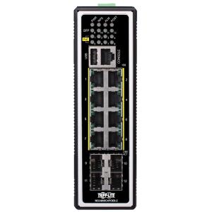 TRIPP LITE 8-Port Managed Industrial Gigabit Ethernet Switch - LYR 2 1 GBPS POE+ 30W 4GBE
