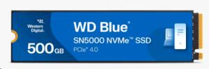 SSD - WD Blue SN5000 NVMe - 500GB - Pci-e Gen4 x4 - M.2 2280