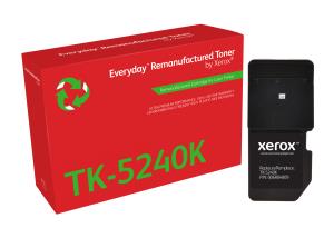 Everyday Remanufactured Compatible Toner Cartridge - Kyocera TK-5240K - Standard Yield - 4000 Pages - Black