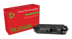 Everyday Remanufactured Compatible Toner Cartridge - Kyocera TK-5140K - Standard Yield - 7000 Pages - Black
