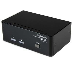 KVM Switch Dual DVI USB 2 Port With Audio & USB 2.0 Hub