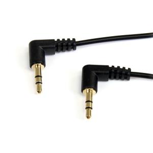 Audio Cable Slim 3.5mm Right Angle Stereo - M/m 30cm