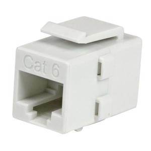 CAT6 Rj45 Coupler White - Rj45 Keystone Jack Cat.6 F/f
