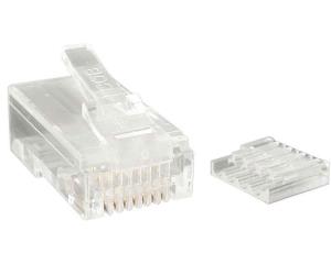 Rj45 Stranded Modular Plug Connector CAT6 50pk