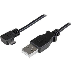 Right Angle Micro USB Charge & Sync Cable - 24 Awg 0.5m