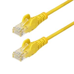 Patch Cable - CAT6 - Utp - Snagless - Slim - 1m - Yellow