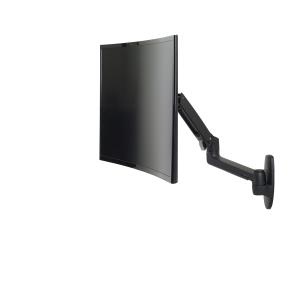 LX Wall Monitor Arm (matte black) Single Monitor Mount