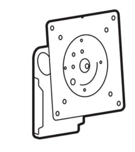 Accessory Lx Pro Dual Direct Display Mount - White