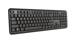 Keyboard Tk-350 - Wireless USB - Black - Qwerty Uk