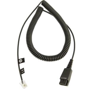 QD cord to RJ10 coiled Standard