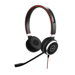 Evolve 40 Replacement Headset - Stereo - 3.5mm - Black