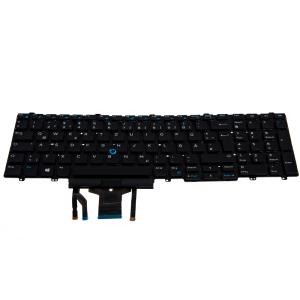 Notebook Keyboard - 107 key Backlit - Qwertzu German - for Latitude E5550