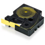 Rhino Tape - Heat-shrink Label - Black On White - 19mm