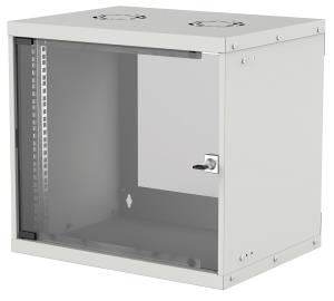 Basic Wallmount Cabinet - 19in - 9U - 560mm Deep - Ip20-rated Housing - Flatpack - Grey
