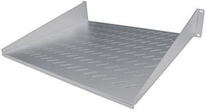 Cantilever Shelf- 19in - 2U - 2-Point Front Mount - 250mm Depth, -Grey