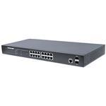 Gigabit Ethernet Poe+ Web-managed Switch 16 Port With 2 Sfp Ports