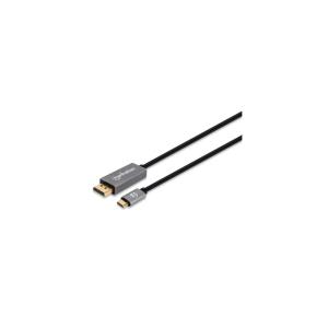 USB-C TO DisplayPort 8K/60HZ 3M -Male/Male Black