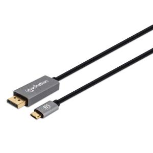 USB-C TO DisplayPort 8K/60HZ 2M -Male/Male Black