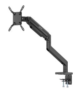 Heavy-Duty Aluminum Mechanical Spring Single Monitor Desk Mount 17in to 49in Monitor up to 20kg