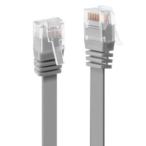 Patch Cable Flat - CAT6 - utp - Grey - 1m