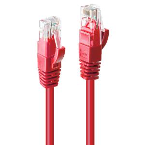 Network Patch Cable - CAT6 - U/utp - Snagless - Gigabit Red - 30cm