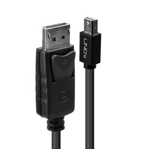 Cable - Mini DisplayPort Male To DisplayPort Male - Black - 5m