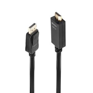 Cable - DisplayPort To Hdmi 10.2g - Black - 1m