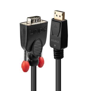 Cable - DisplayPort To Vga - Black - 1m