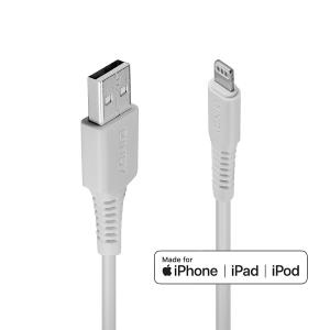 Charge And Sync Cable - USB To Lightning - White - 1m