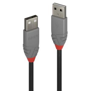 Cable - USB 2.0 Type A Male To Type A Male - Anthraline - 5m - Black