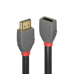 Extension  Cable - High Speed Hdmi Male - High Speed Hdmi Female  - Anthraline Black - 2m