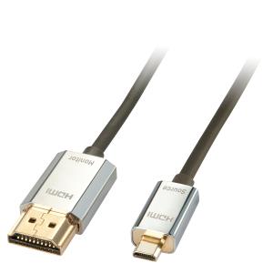 Cable - Hdmi High Speed - A - D - Cromo Slim - 4.5m - Grey