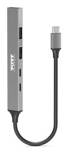 USB-C hub with 4 USB ports + 1X USB-C 100W