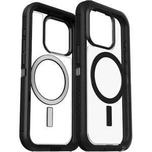 iPhone 15 Pro Case Defender Series XT - Dark Side (Clear / Black)