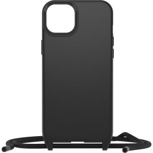 iPhone 15 Pro Max Case with Strap React Series Necklace MagSafe - Black