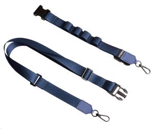 Case Attachment - 2-in-1 Crossbody Strap - Baby Blue Jeans (Blue)