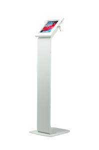 Premium Locking Floor Stand Kiosk (white)