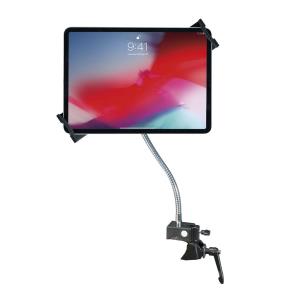 Heavy-duty Security Gooseneck Clamp Stand For 7-14 In Tablet