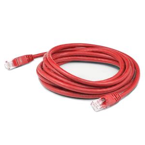 Network Patch Cable CAT6a  - Rj-45 (male) To Rj-45 (male) - Utp Pvc Snagless Straight Booted - 1m - Red