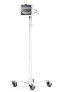Bundle / Rolling Rise Stand Extended + Apex Secured Enclosure Wall Mount for iPad Pro M4 11in - White