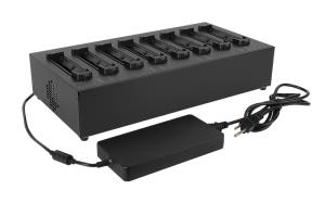 T800 Multi-bay Battery Charger (eight Bay) W/z Adapter