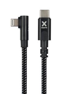Original Cable - 90 Degrees - USB-c  - Lightning - 1.5m - Black With Power Delivery
