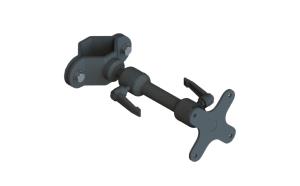 Zirkona 2 To 3in Pole Mount W/ 6in Medium Dog-bone Vesa 75mm Plate