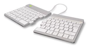 Split Break Ergonomic - Keyboard - Wireless - White - Qwerty Uk