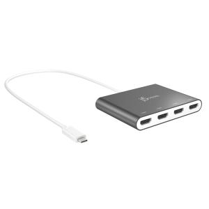 USB-c To 4 Port Hdmi Multi Monitor Adapter